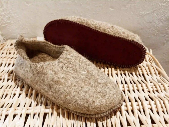 Zapatillas Pirilana de lana para casa - 006