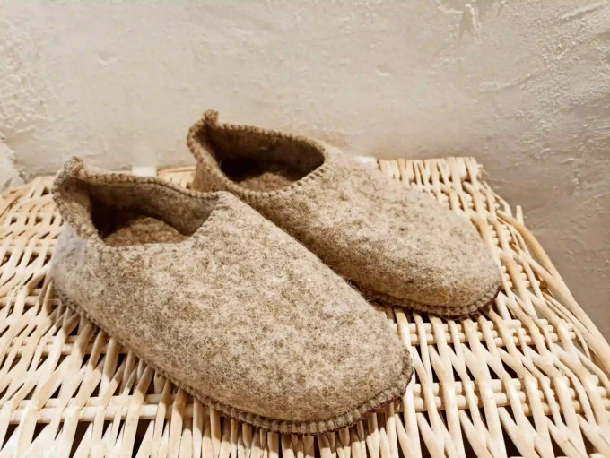 Zapatillas Pirilana de lana para casa - 007