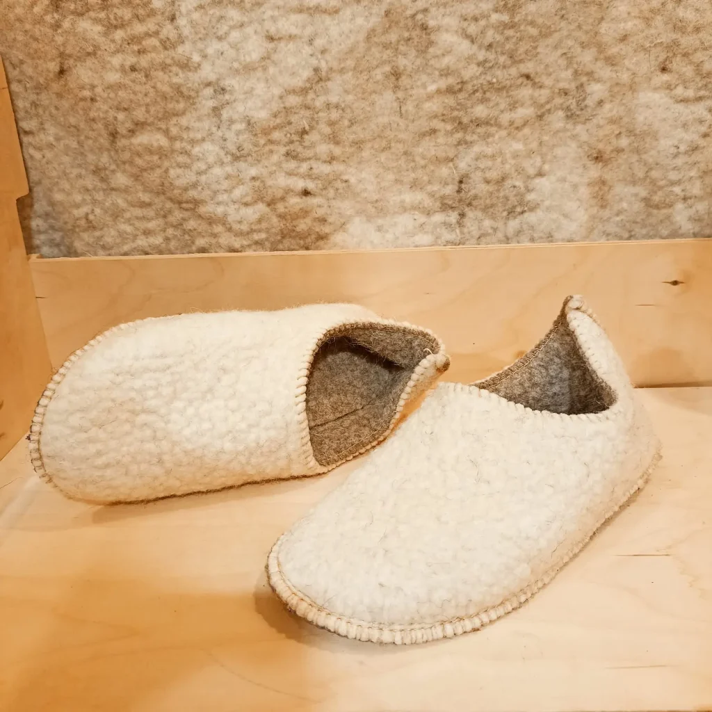 Zapatillas para casa de lana Pirilana 003